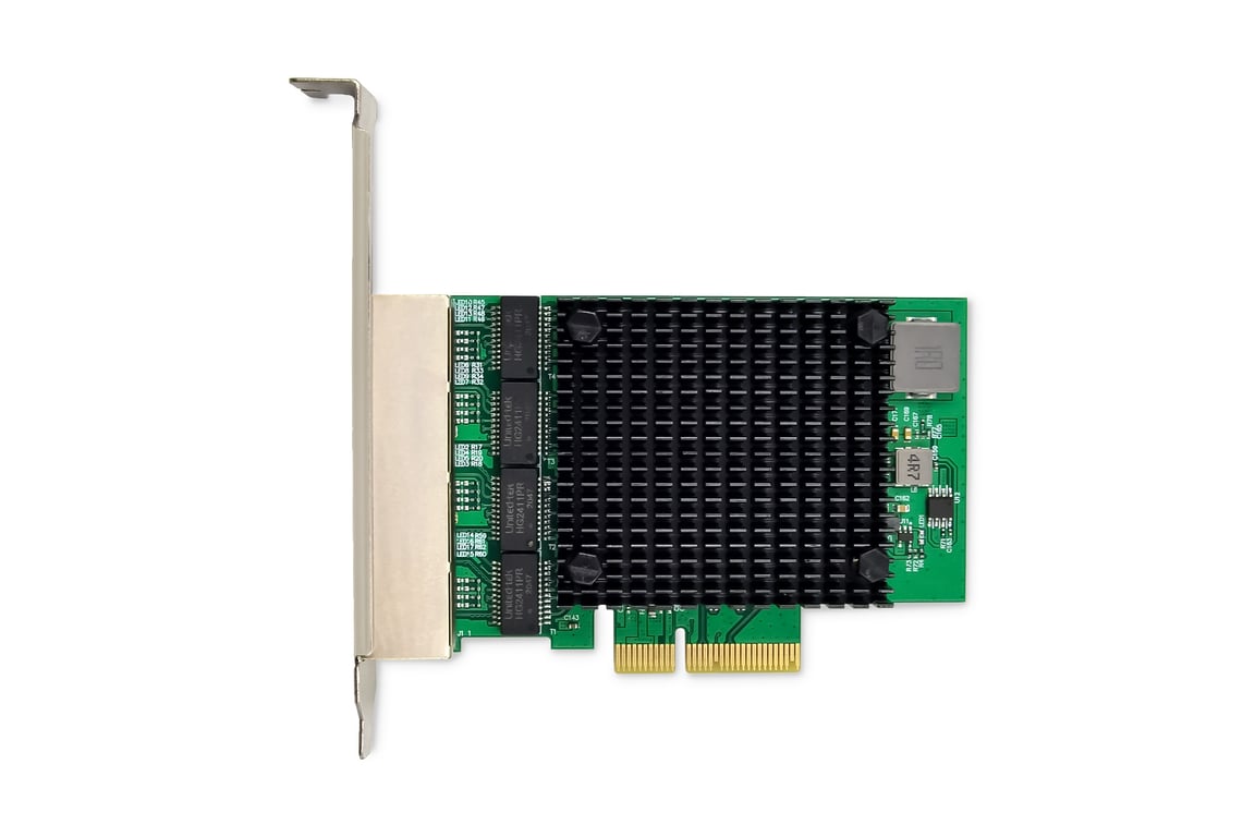 Digitus Carte réseau 4 ports 2 5 Gigabit Ethernet RJ45 PCI Express chipset Realtek Neuf - vue 3
