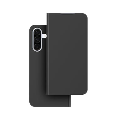 Samsung Galaxy A36 5G Compatible Cartera Folio con almacenamiento de tarjetas Negro