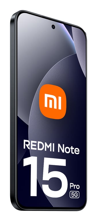 Redmi Note 15 Pro (5G) 256 Go, Noir - Neuf