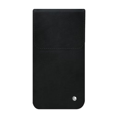 Pochette cuir Apple iPhone 16 -  - Noir - Cuir lisse premium