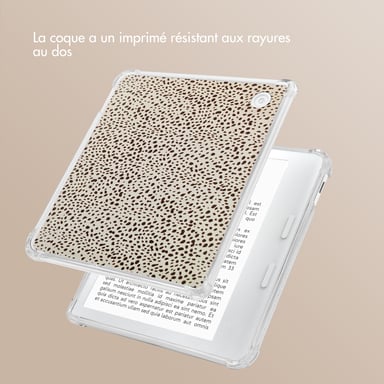 imoshion Coque Design Clear pour Kobo Libra Colour - Desert Dots