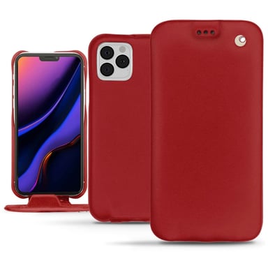 Housse cuir Apple iPhone 11 Pro -  - Rouge - Cuir lisse