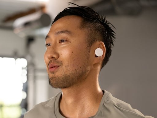 Denon PerL Pro Cuffie senza fili Bluetooth per chiamate/musica Bianco