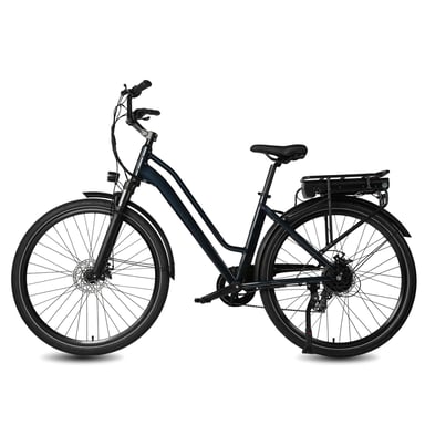 Vélo Électrique MAXTURN Urban7 - Moteur 250W Batterie 36V12.8AH 27.5'' Frein à Disque Mécanique - Foncé Bleu