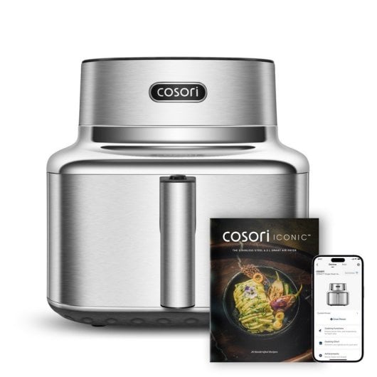 Friteuse à air chaud Cosori ICONIC Single 6 2 inox - vue 5