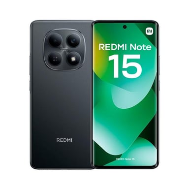 Xiaomi Redmi Note 15 4g Black - 6+128gb - 6.77'' Amoled 120hz Full Hd+