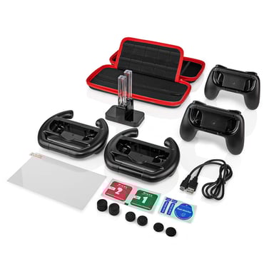 Kit de Démarrage 13-en-1 pour Nintendo Switch OLED Noir