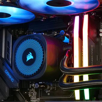 Gaming Corsair AMD Ryzen 7 RAM SSD Nvidia GeForce RTX 5070 - vue 3