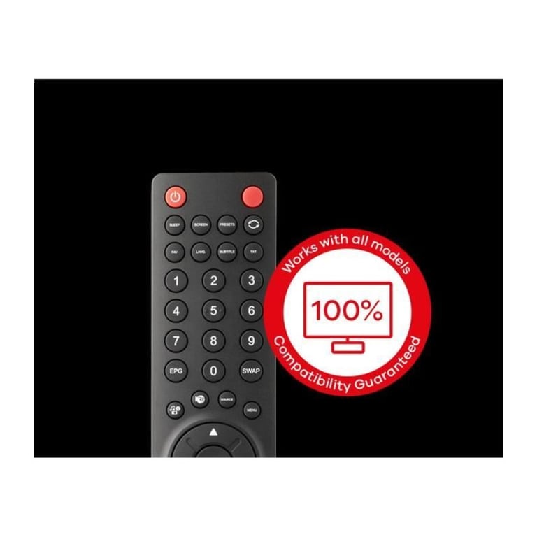 Télécommande universelle ONE FOR ALL URC1921 Compatible avec TV Sharp Design élégant Couleur - vue 2