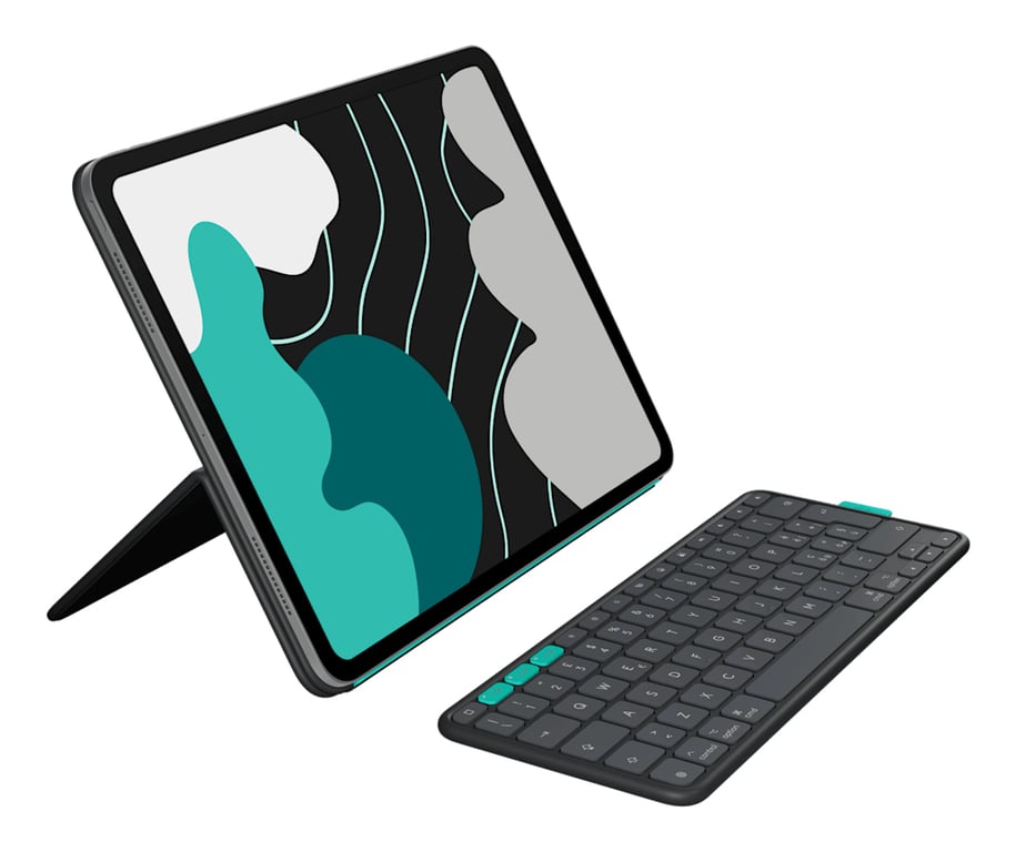 Logitech Flip Folio QWERTY Italien Bluetooth Neuf - vue 1