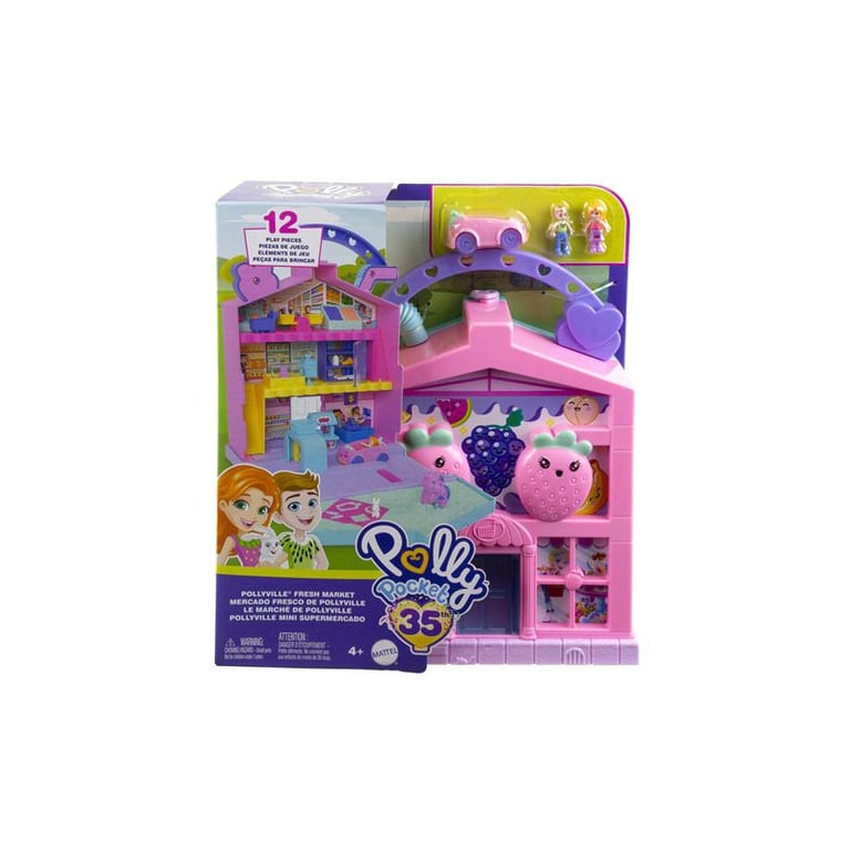 Figurines Polly Pocket Coffret Le marché de Pollyville Neuf