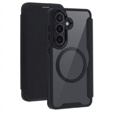 imoshion Bookcase transparente avec MagSafe pour Samsung Galaxy S26 - Noir