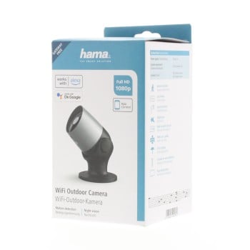 Hama 00176577 caméra de sécurité Balle (forme) Caméra de sécurité IP Extérieure 1920 x 1080 pixels Mur