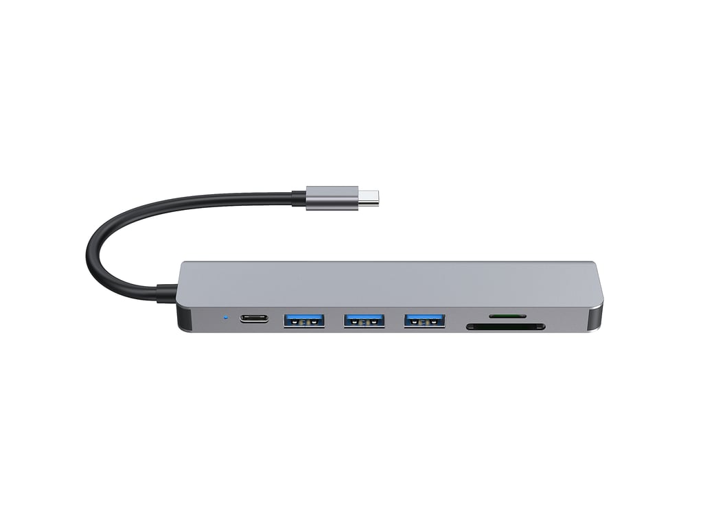 Equip 133494 Adaptateur multifonction USB C 7 en 1 HDMI 4K60Hz USB 3.2 Gen1 x 3 TFMICRO SD USB PD Neuf - vue 3