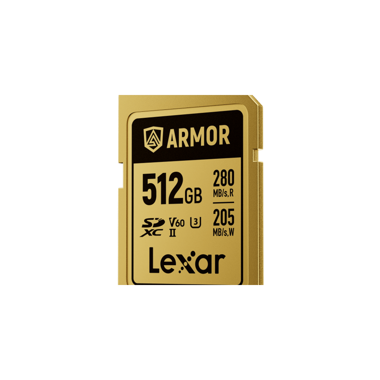 LEXAR Carte SDXC Pro Gold Series ARMOR UHS II V60 IP68 Stainless Steel R280W210MB/ Neuf - vue 5