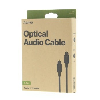 Hama 00305023 cavo audio 1,5 m TOSLINK nero