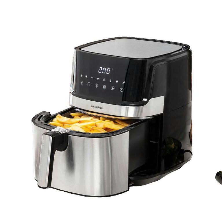 Innovagoods Friteuse sans huile Fryinn Pro 5500 5,5 L Noir et acier inoxydable