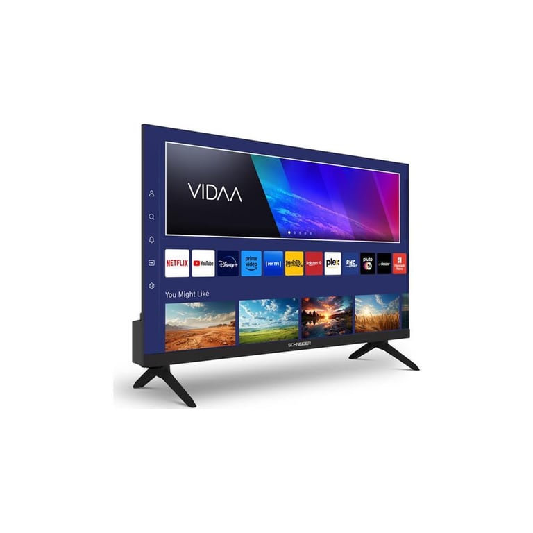 SCHNEIDER 24A2 Téléviseur LED FHD 24 60cm Smart Vidaa 1920 x 1080 pix HD HDMIx3 USBx2 Dolby Netflix Youtube - vue 4