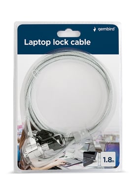 Gembird LK-K-01 cavo antifurto Argento 1,8 m