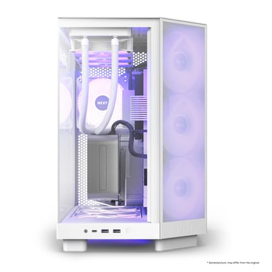 NZXT H6 Flow RGB Midi Tower Blanc