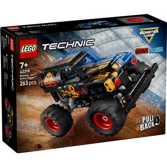 LEGO Technic 42219 Monster Jam Grave Digger - Fuego y hielo