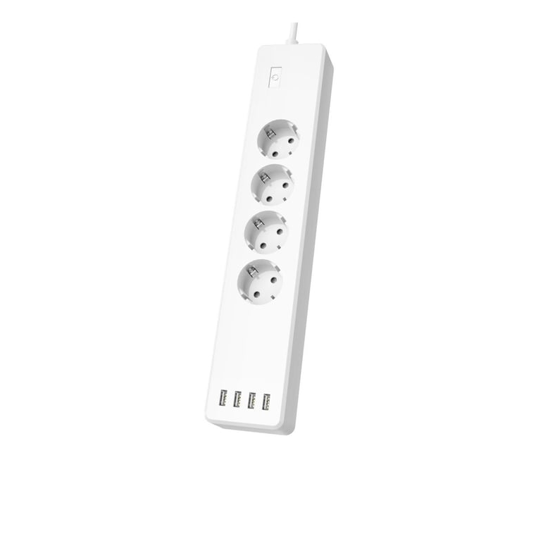 Multiprise Hama Regleta Intelligente 4 Prises 4 USB Wifi Protection Surcharge