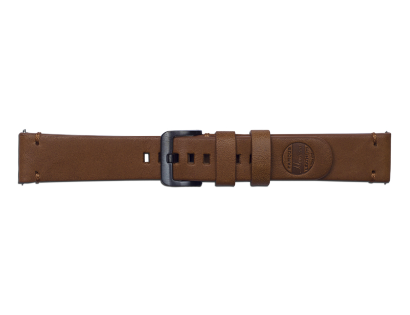 Bracelet en cuir Horween Essex 20mm pour Galaxy Watch Neuf