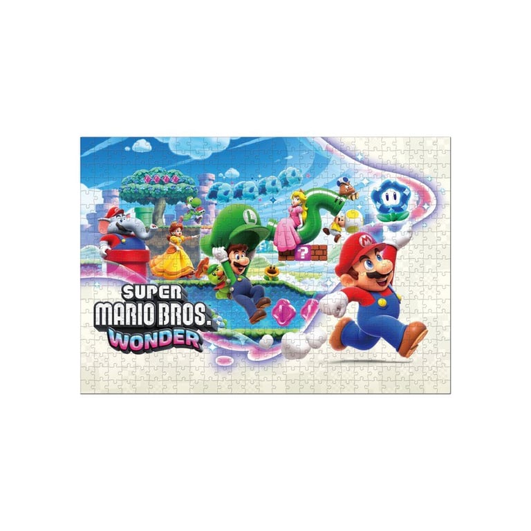 Puzzle 500 pièces Winning Moves Super Mario Bros. Wonder avec poster 1:1 Multicolore - Neuf