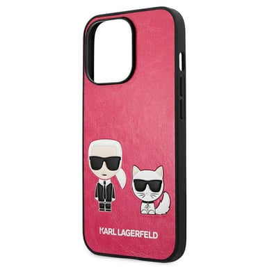 Coque pour Apple iPhone 13 Pro PU Karl & Choupette Rose