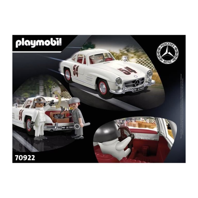 Playmobil 70922 Mercedes Benz 300 SL Classic Cars Automobile des années 50 à Collectionner Modèle Unique et Vintage Voiture Iconique PlaymoPourLesGrands Dès - vue 8