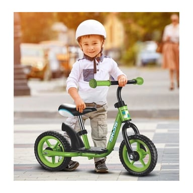 Monopattino per bambini con poggiapiedi, verde