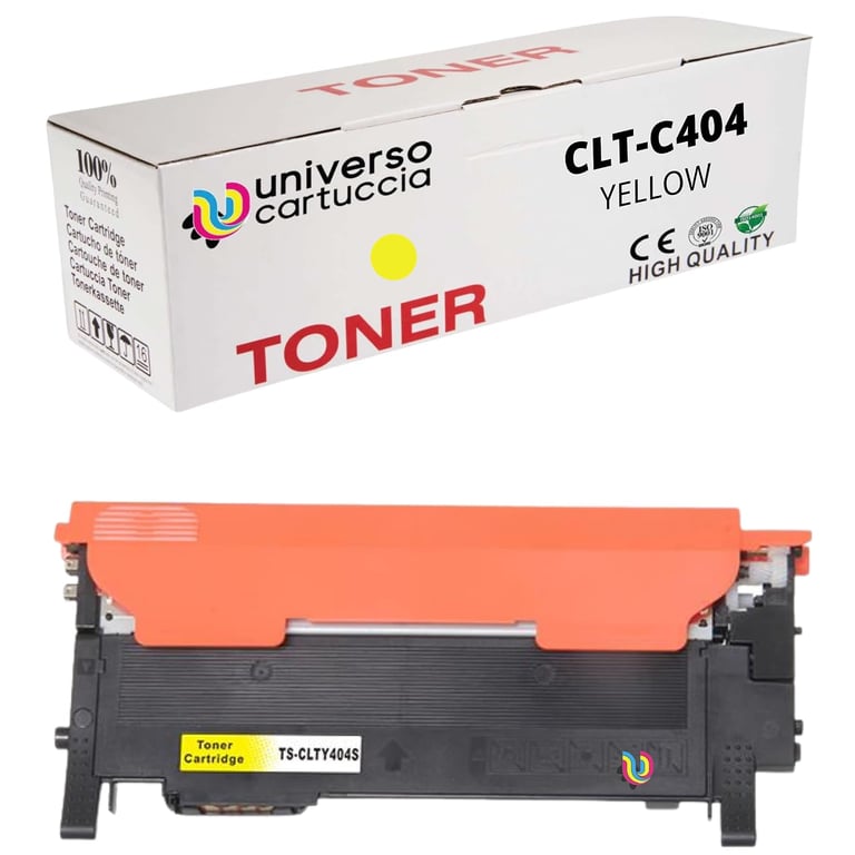 CLT Y404S SU4444 YELLOW Toner compatible avec LaserJet Xpress Color Series C430 C432 C433 C480 C482 C483 YELLOW Neuf