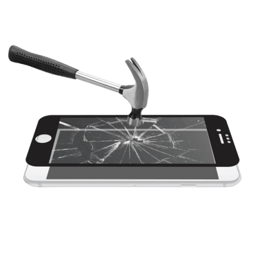 Protector de pantalla de cristal templado con borde curvado antibacteriano para Apple iPhone 6/6s/7/8/SE 2020, Negro