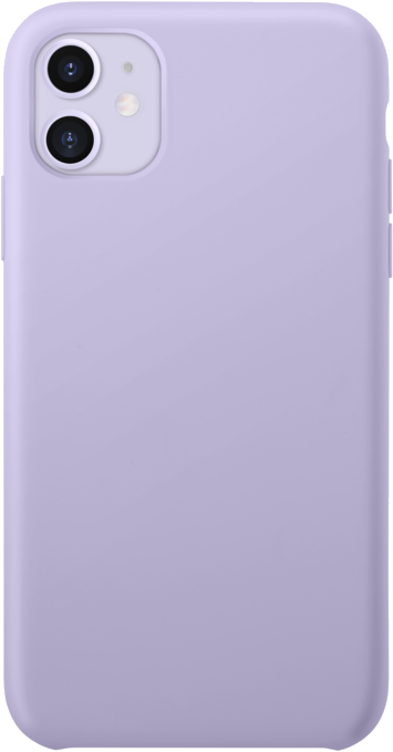 Coque en Gel de Silicone Doux pour Apple iPhone 11, Violet Lilas
