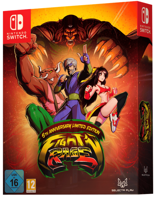 Fight'n Rage 5° Anniversario Edizione Limitata Nintendo SWITCH - nuovo