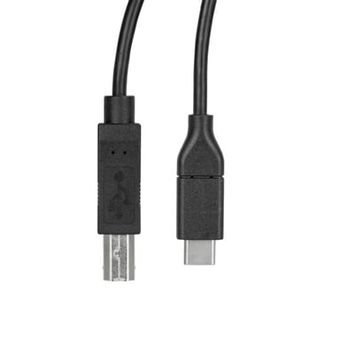 StarTech.com Cable de 3m USB-C a USB-B de Impresora - Cable Adaptador USB Tipo C a USB B
