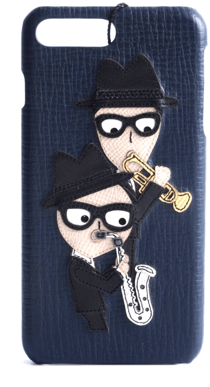 Dolce & Gabbana Coque Designers Playing Trumpet iPhone 7 Plus - 8 Plus Case