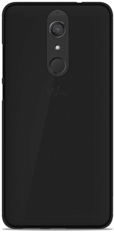 Coque silicone unie compatible Givré Noir Wiko View Prime