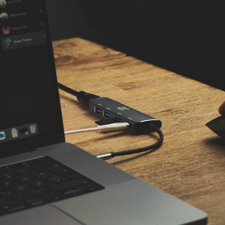 XtremeMac dockingstation USB Type C 5000 Mbit/ Neuf - vue 3