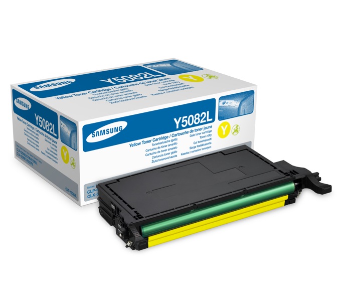 Samsung Toner CLT Y5082LELS Jaune - vue 3