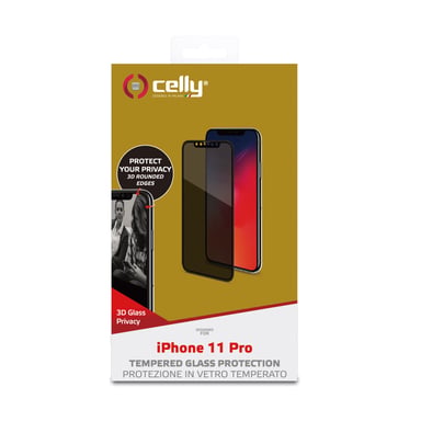 Celly Privacy 3D Glass Protezione dello schermo trasparente Apple 1 pezzo(i)