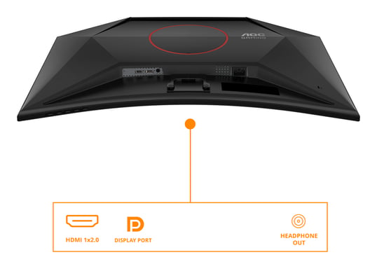 AOC G4 C32G42ZE écran plat de PC 80 cm (31.5'') 1920 x 1080 pixels Full HD LED Noir, Rouge