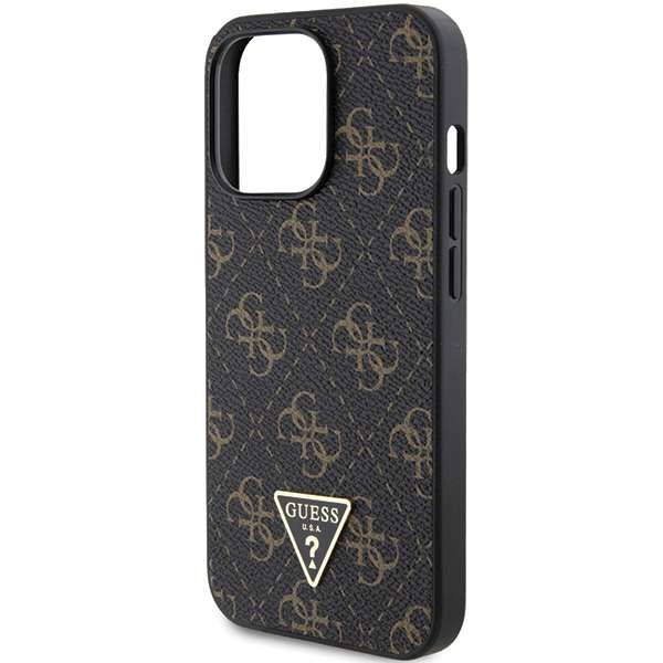 Étui Guess pour iPhone 15 Pro 6.1 étui rigide 4G Triangle Metal Logo Neuf - vue 2