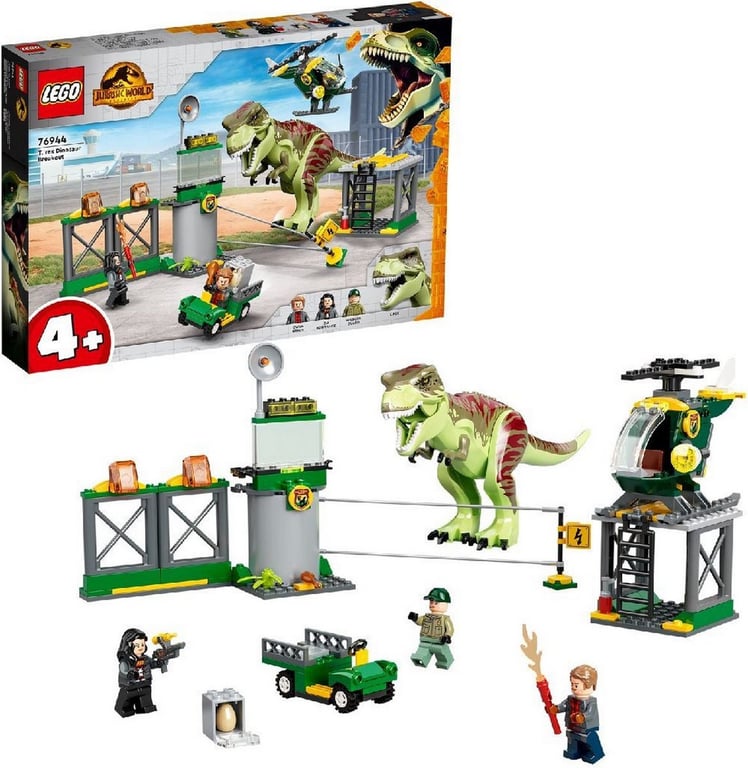 LEGO Jurassic World 76944 'évasion du T Rex - vue 3