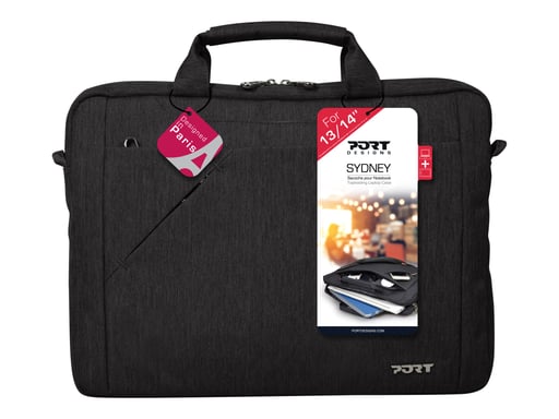 Port Designs 135071 Bolsa para portátil 35,6 cm (14'') Messenger Bag Negro