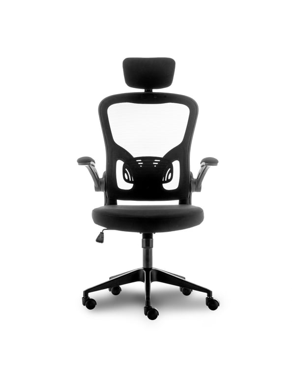 Urban Factory ERGO: SIMPLE ERGONOMIC ADJUSTABLE WORKING CHAIR BLACK