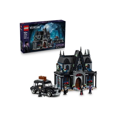 LEGO Wednesday 76786 Morticia Manor - Set da costruzione per bambini di 10 anni - Mini bambole