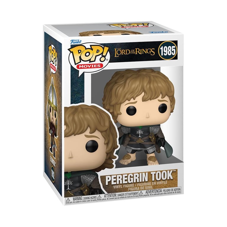 Figurine Funko Pop Movies The Lord of the Rings S10 Peregrin Took - vue 3