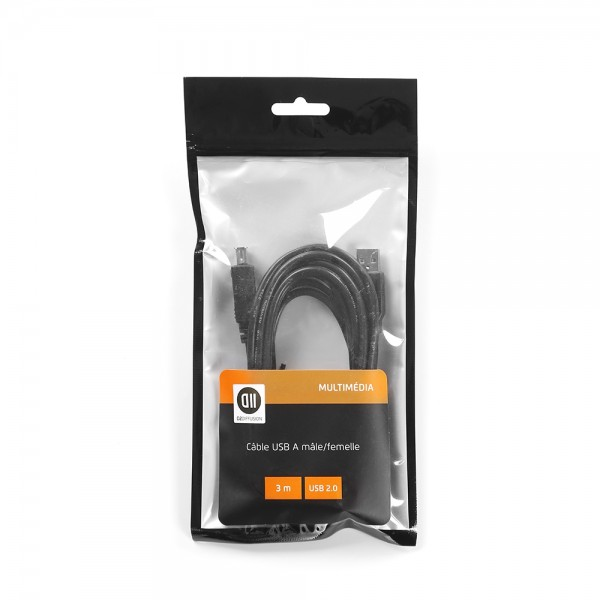 D2 Diffusion D2RALUSB300 câble USB USB 2.0 3 m USB A