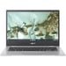 ASUS Chromebook CX1400CNA-BV0085 portátil N3350 35,6 cm (14'') HD Intel® Celeron® N 4 Go LPDDR4-SDRAM 64 Go eMMC Wi-Fi 5 (802.11ac) ChromeOS Plata